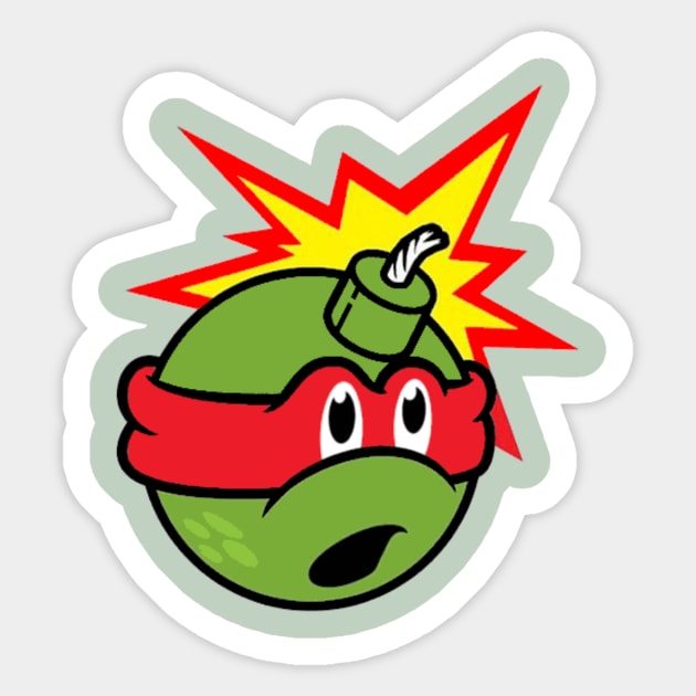 Teenage Mutant Ninja Turtles Bomb Sticker by PE1234518